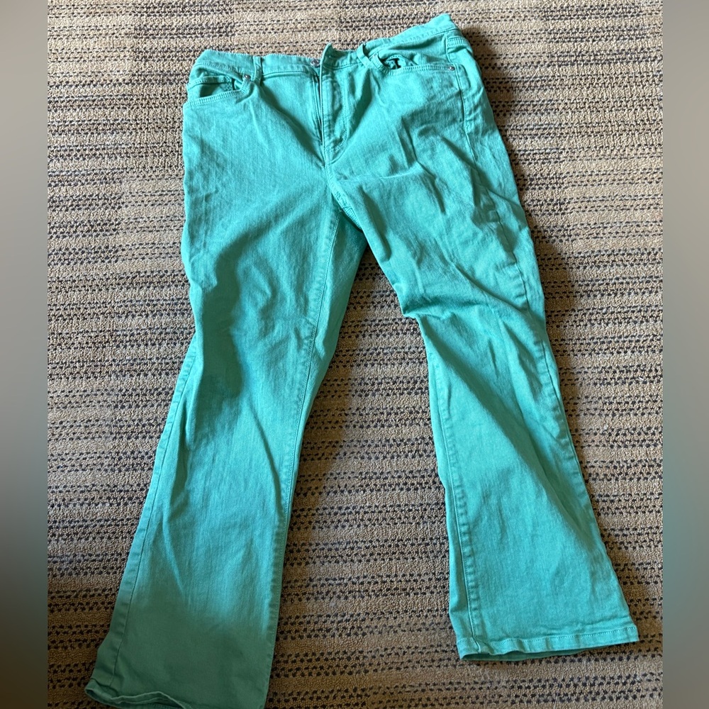 Loft green jeans